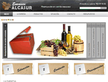 Tablet Screenshot of envasesalcasur.com